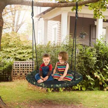 Outdoor swing, Adjustable height, 101.6 × 101.6 × 160.02 cm