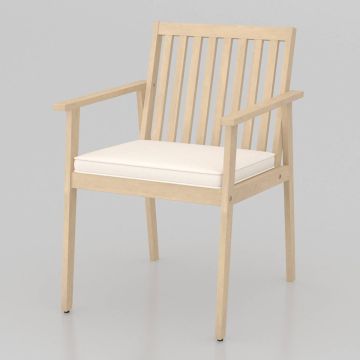Outdoor dining chairs, 2 pcs, 64 × 86 × 59 cm