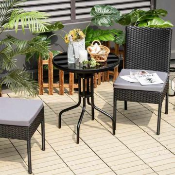 Outdoor dining chair set, 2 pcs, 44.5 × 57 × 88 cm