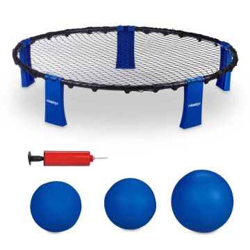 Õuemängukomplekt Relaxdays Roundnet, 4 mängijat, 93 × 20 × 93 cm
