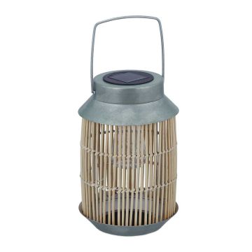 Välisvalgusti Relaxdays 10042554.0, LED, päikeseenergia, Ø 17 × 26 cm