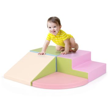 Educational toy play set, 4 pieces, Pink