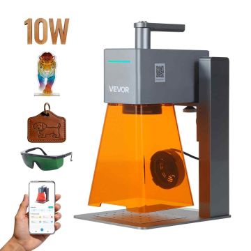 Lasergraveerija VEVOR Nano Pro, 12 W, 5000 mm/s, 330 × 280 × 260 mm