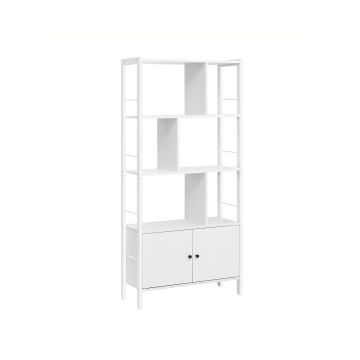 Riiul 30x74x154,5cm., valge