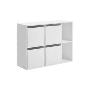 Riiul 99x41x15,5cm, valge