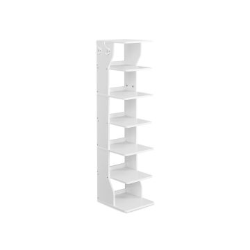 Jalanõude riiul 30x26.4x110.4cm, valge