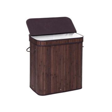 Pesukorv 100L., helepruun/valge