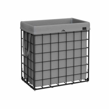 Pesukorv 110L, mustjashall