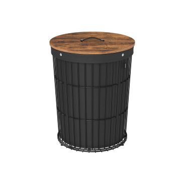 Pesukorv 95L., must/pruun