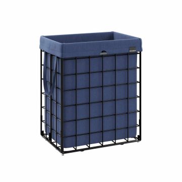Pesukorv 110L., must/tumesinine