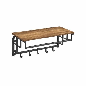 Seinale kinnitatav riidepuuraam riiuliga LCR012B41