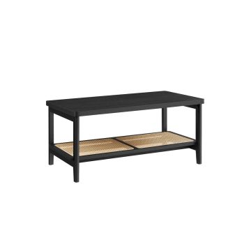 Kohvilaud 55x100x45cm., must/helepruun