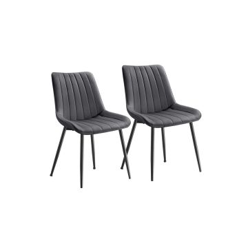 Комплект барных стульев 60x50,1x88,6см., черный