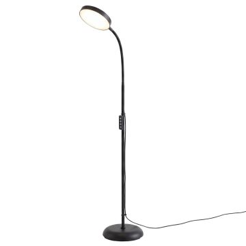 LED-põrandalamp VASAGLE, Reguleeritav heledus, Must, 22 × 170 × 22 cm