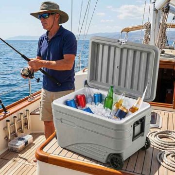 Ice cooler, 80 l, 28 × 17.5 × 17.5 in