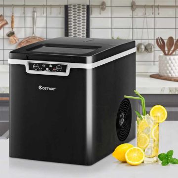Ice maker, 9 cubes in 8 min, 35 × 29.5 × 25 cm
