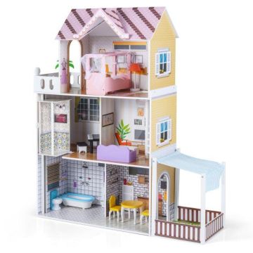 Dollhouse, 3-storey, 102 × 120.5 × 34 cm