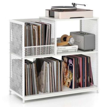Shelf for vinyl records, 3-tier, 83 × 76.5 × 36 cm