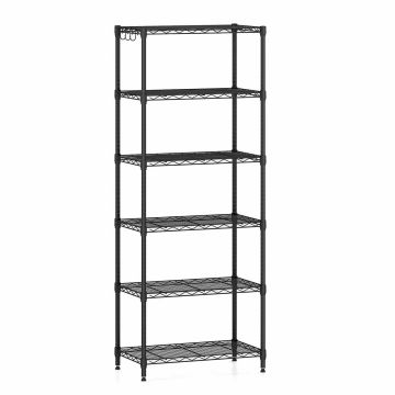 Shelving system, 6 shelves, 59 × 150 × 34 cm