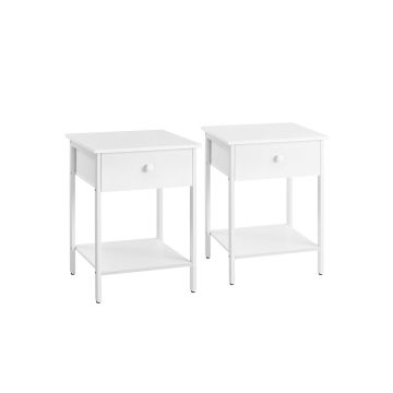 2 abilaua komplekt 40x40x55cm, valge