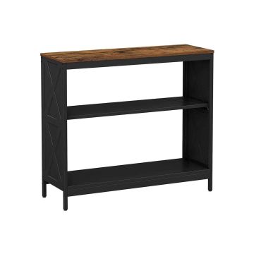 Konsoollaud Vintage, pruun/must