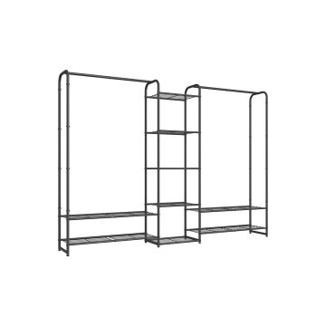 Вешалка для одежды 29x183x158,4см., черная