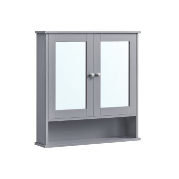 Vannitoa seinakapp peegliga 13x56,5x58,5cm., hall