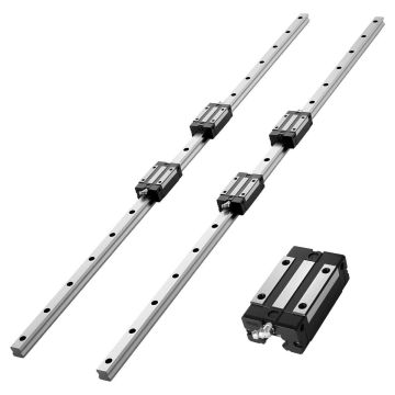 Lineaarjuhikute komplekt VEVOR HGR20 HGH20CA-1000L, 2 tk 4 liugplokiga