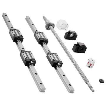 Lineaarjuhikute komplekt VEVOR HGR20RM1605 600L, 2 tk 4 liugplokiga