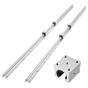 Lineaarjuhikute komplekt VEVOR SBR20-C 2000L, 2 siini ja 4 liugplokki