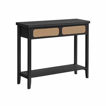 Konsoollaud 30x100x80cm., must/helepruun