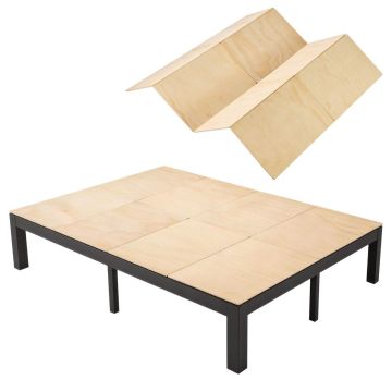 Voodirest VEVOR CB007, queen-suurus, 8 osa, 195 × 148 cm