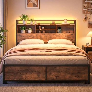 Bed frame, 220 × 163.5 × 113 cm