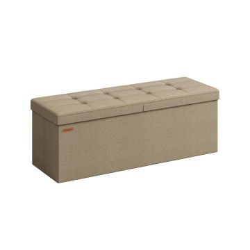 Скамейка для прихожей 38x110x38см., бежевая