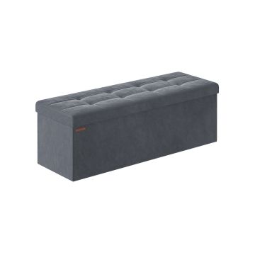 Скамейка для прихожей 38x110x38см., серая