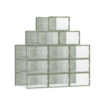 Kingakarbid 12 tk 33,5x23,2x14,3cm., rohelised