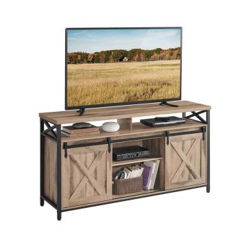 TV-laud 40x147x76cm, helepruun/must