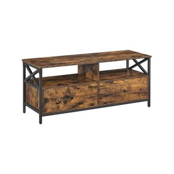 TV-laud 120 x 40 x 50 cm, pruun/must