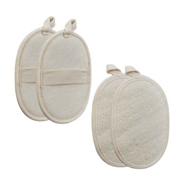 Käsnkõrvitsa käsnad Relaxdays, 4 tk, 18 × 11 × 0,5 cm
