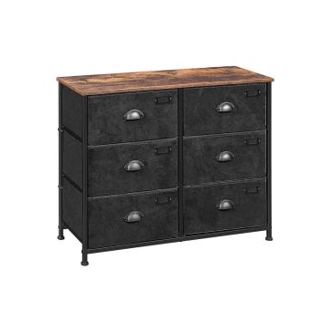 Kummut 6 sahtliga LVT23HV1, pruun/must