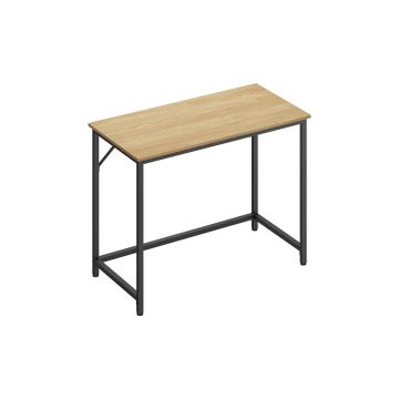 Kirjutuslaud 50x100x76cm., helepruun/must
