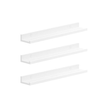 3 seinariiuli komplekt 10x60x5cm, valge