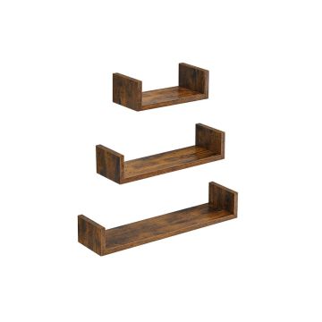 3 seinariiuli komplekt, pruun