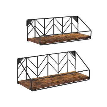 2 seinariiuli komplekt, must/naturaalne