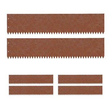 Peenraserv Relaxdays, 6-osaline komplekt, Pruun, 101,5 × 15 × 0,1 cm