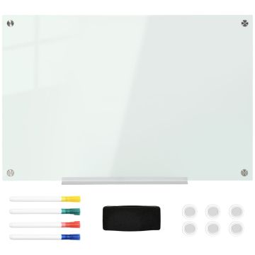 Магнитная доска Vinsetto 90x60x5 см, бело-серого цвета