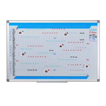 Magnetiline planeerimistahvel Relaxdays, Aastaplaneerija, 90 × 60 × 5 cm