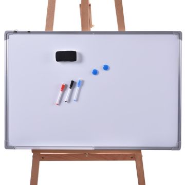Magnettahvel, Valge, 50 × 35 cm