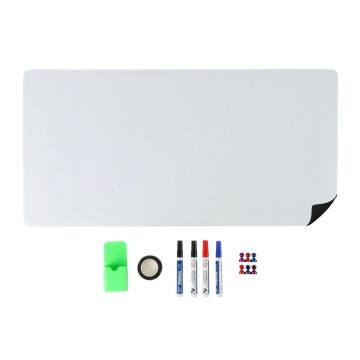 Magnetiline seinatahvel Relaxdays 10051607_8145, 4 markerit, 6 magnetit, 40 × 80 × 0,5 cm