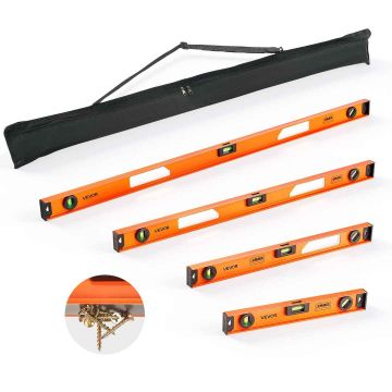 Magnetiliste loodide komplekt VEVOR HC-R99, 4 tk, mustad ja oranžid, 400 × 600 × 900 × 1200 mm